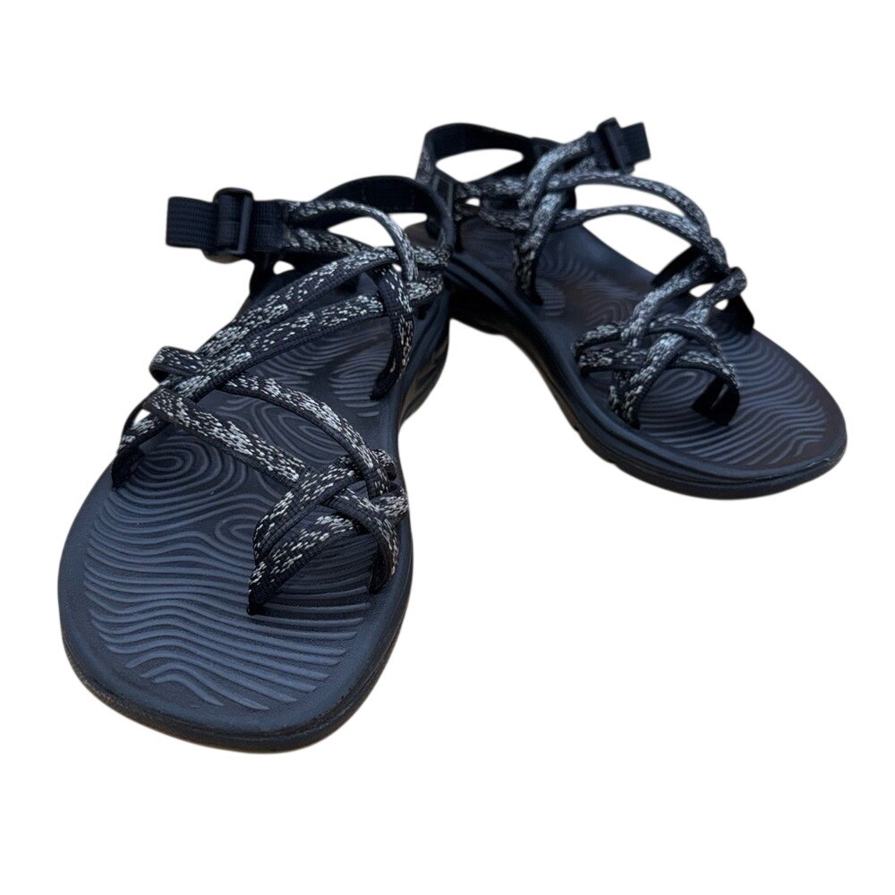 Chaco Zvolv X2 Black Strappy Sport Sandals, Size 9, VGUC